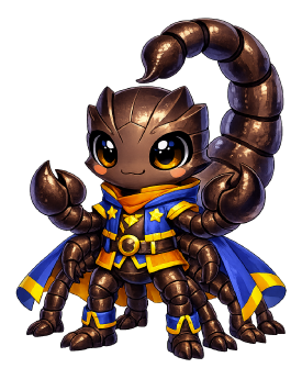 Razix, mascota animada del Colegio Rázuri